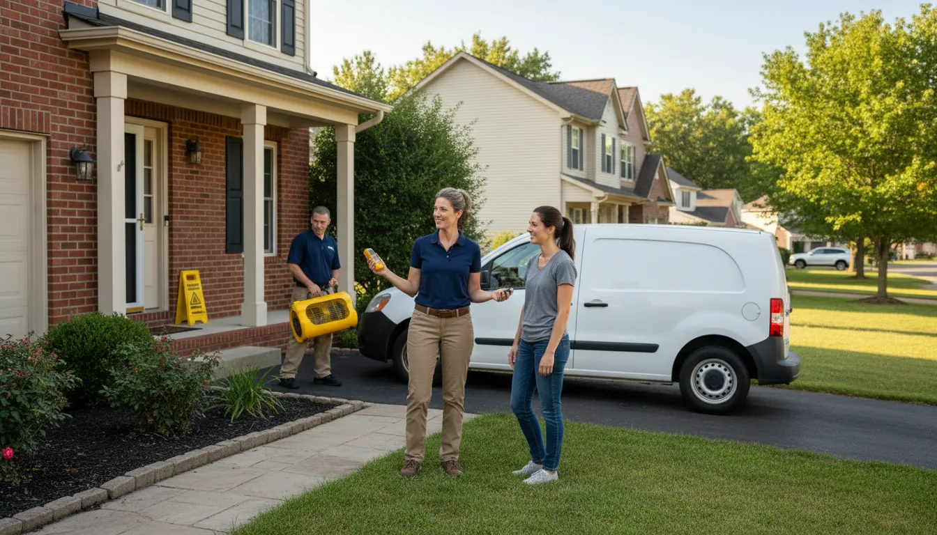 Water restoration image for Water Damage & Restoration Services in Corona, NM